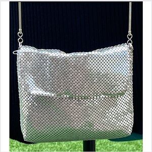 Vintage Valerie  Stevens Silver Mesh Chainmail Bag